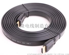 HDMI2.0扁线 公-公,镀金 注塑
