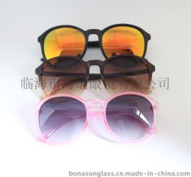 促销渐变色圆框太阳眼镜 防紫外线高档礼品墨镜 厂家直销太阳镜