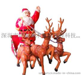 供应西方节日圣诞节主题雕塑厂家，深圳鸿城雕塑公司