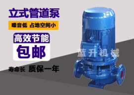 山东生产蓝升牌ISG32-200管道离心泵/园林喷灌管道增压泵