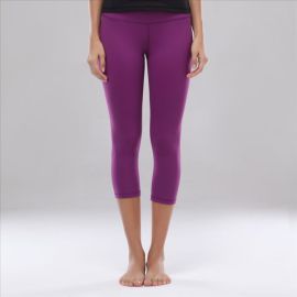糖果色 多色 弹力瑜伽运动七分裤加工 运动健身七分裤 瑜伽服生产