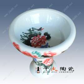 陶瓷小缸，购买家居摆件小鱼缸，陶瓷花缸定做厂家