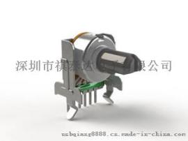 供应R12mm双联调音电位器B50K旋转电位器碳膜可调电位器绝缘轴带管套电位器